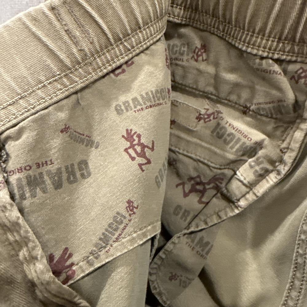 Gramicci Vintage G Series Pant Men Medium Length32 Khaki Belt Gorpcore Outdoor - Picture 8 of 12